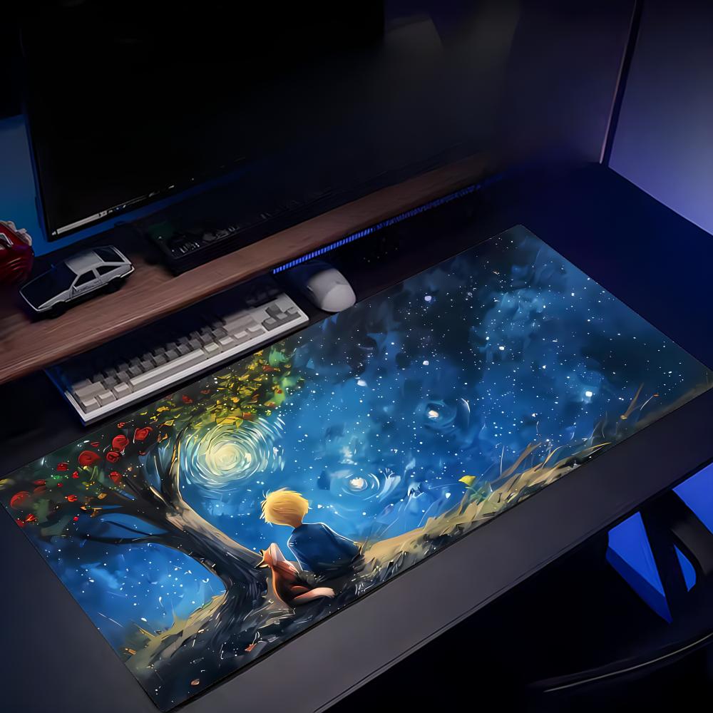 Desk Setup Red - Aksesoris Keyboard play sky rose mats
