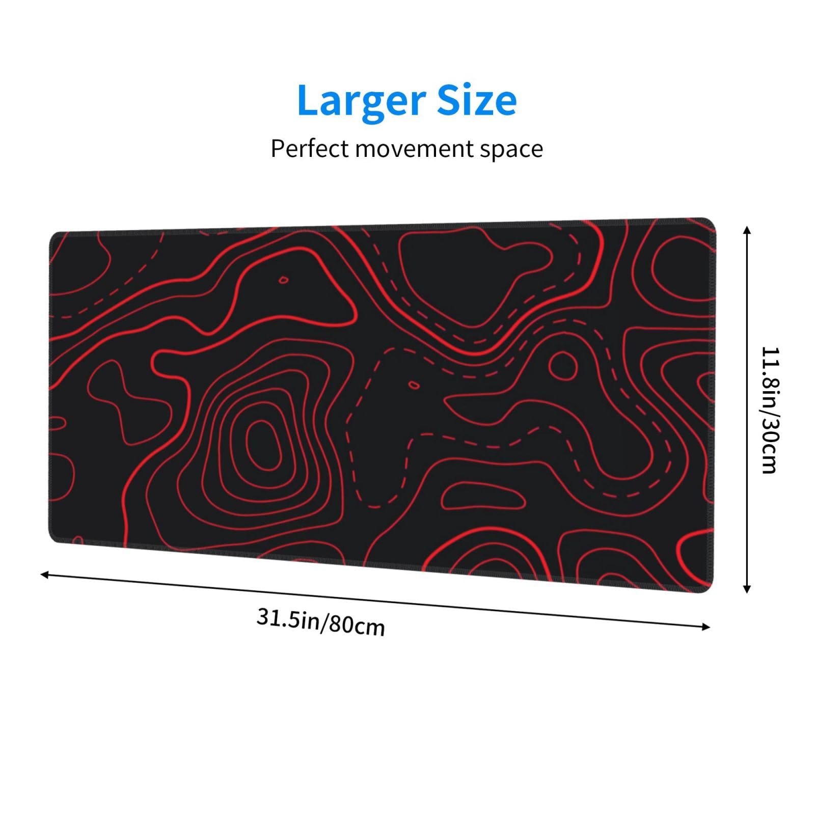Alas Mouse Gaming Topografi Me - Desk Setup Red ulasan dan harga