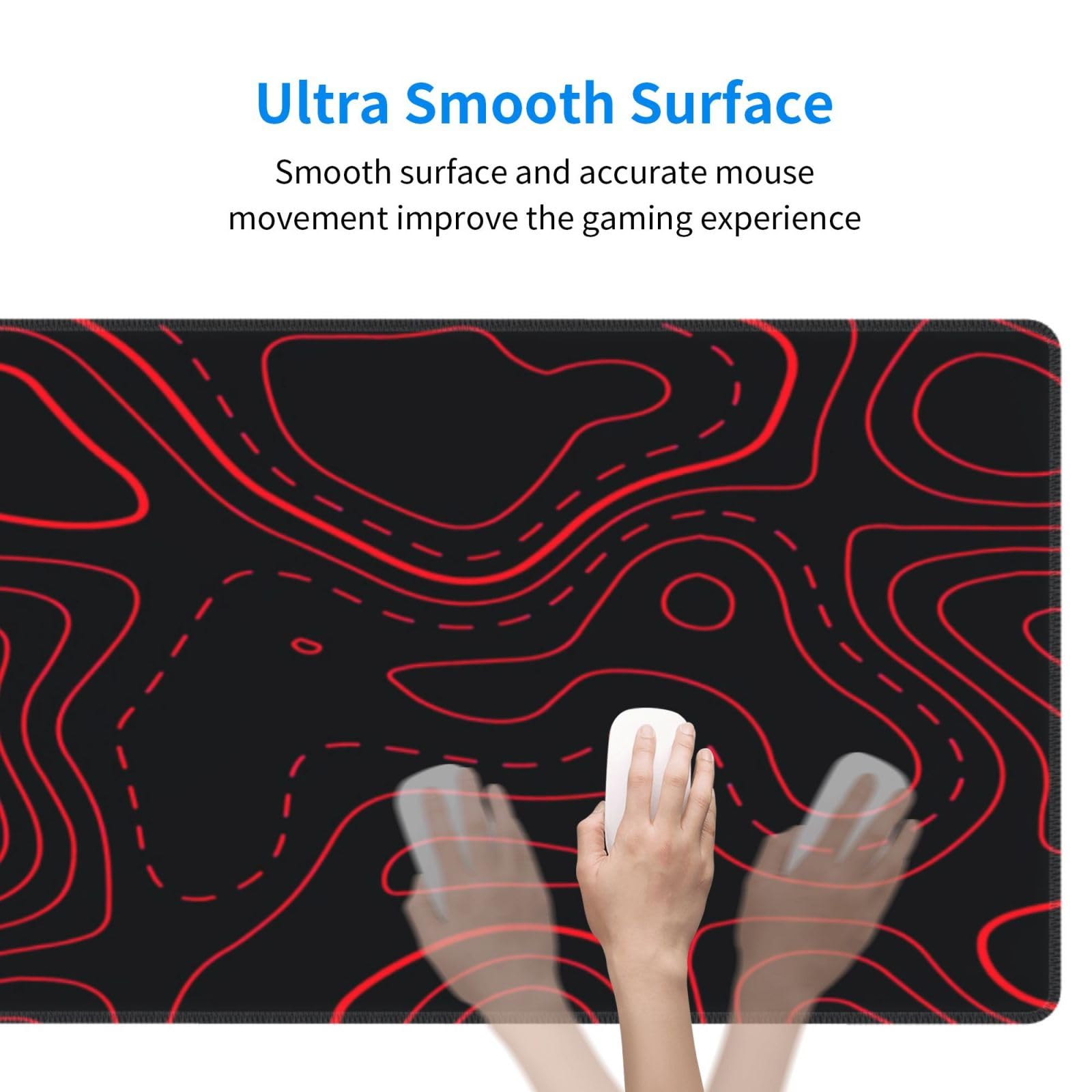 Alas Mouse Gaming Topografi Me - Desk Setup Red ulasan dan harga
