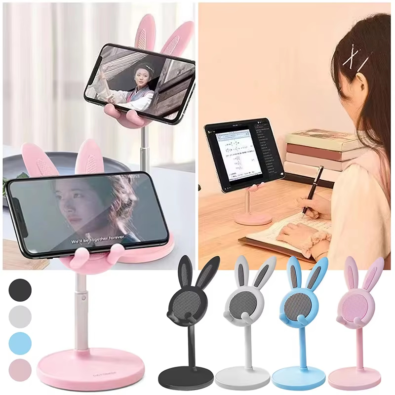 Penyangga Ponsel Kartun Kelinc - Desk Setup Ipad ulasan dan harga
