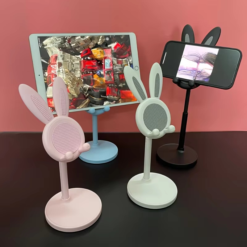 Penyangga Ponsel Kartun Kelinc - Desk Setup Ipad ulasan dan harga