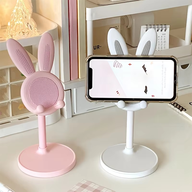 Penyangga Ponsel Kartun Kelinc - Desk Setup Ipad ulasan dan harga