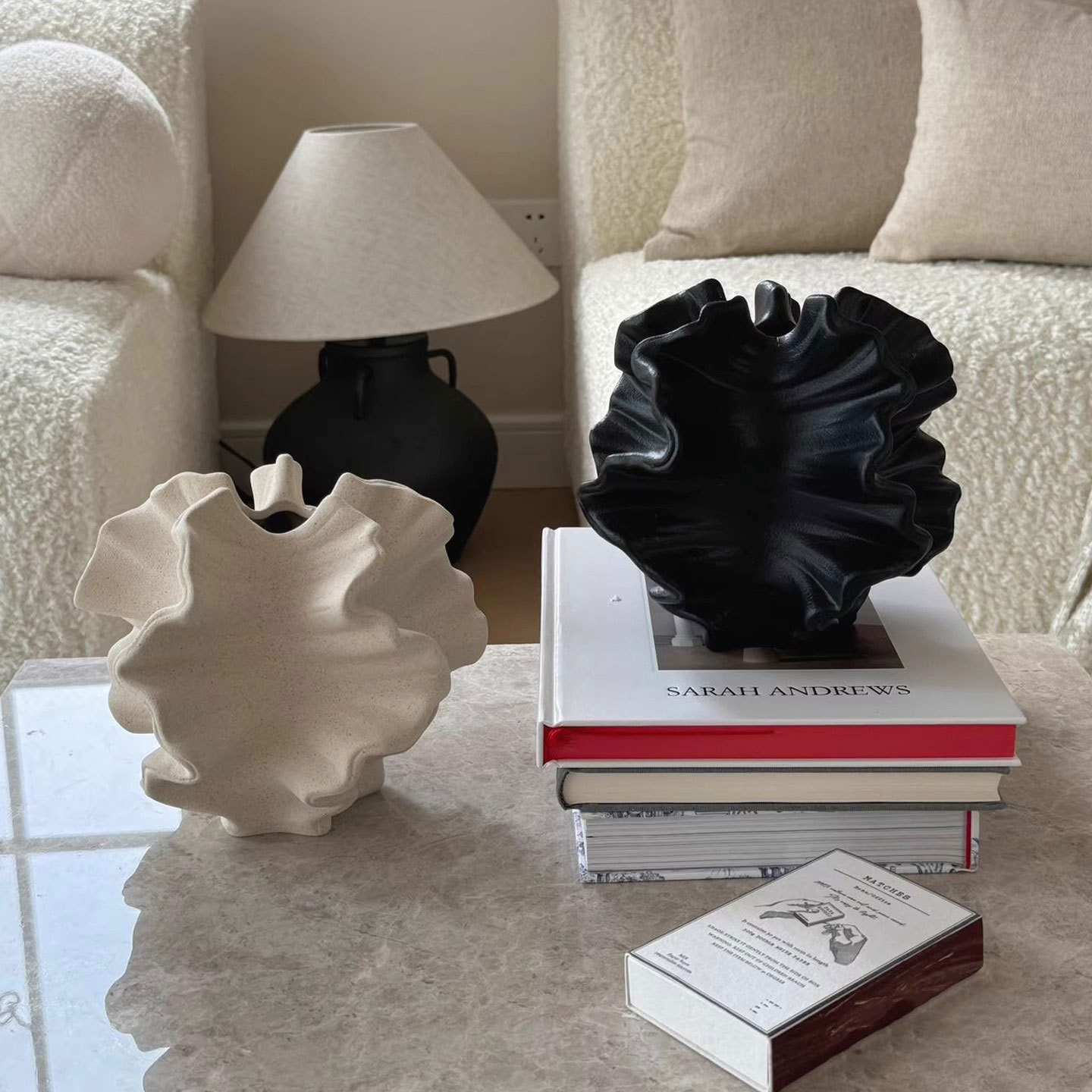 Vas Resin Bentuk Tidak Beratur - Desk Setup Plant ulasan dan harga