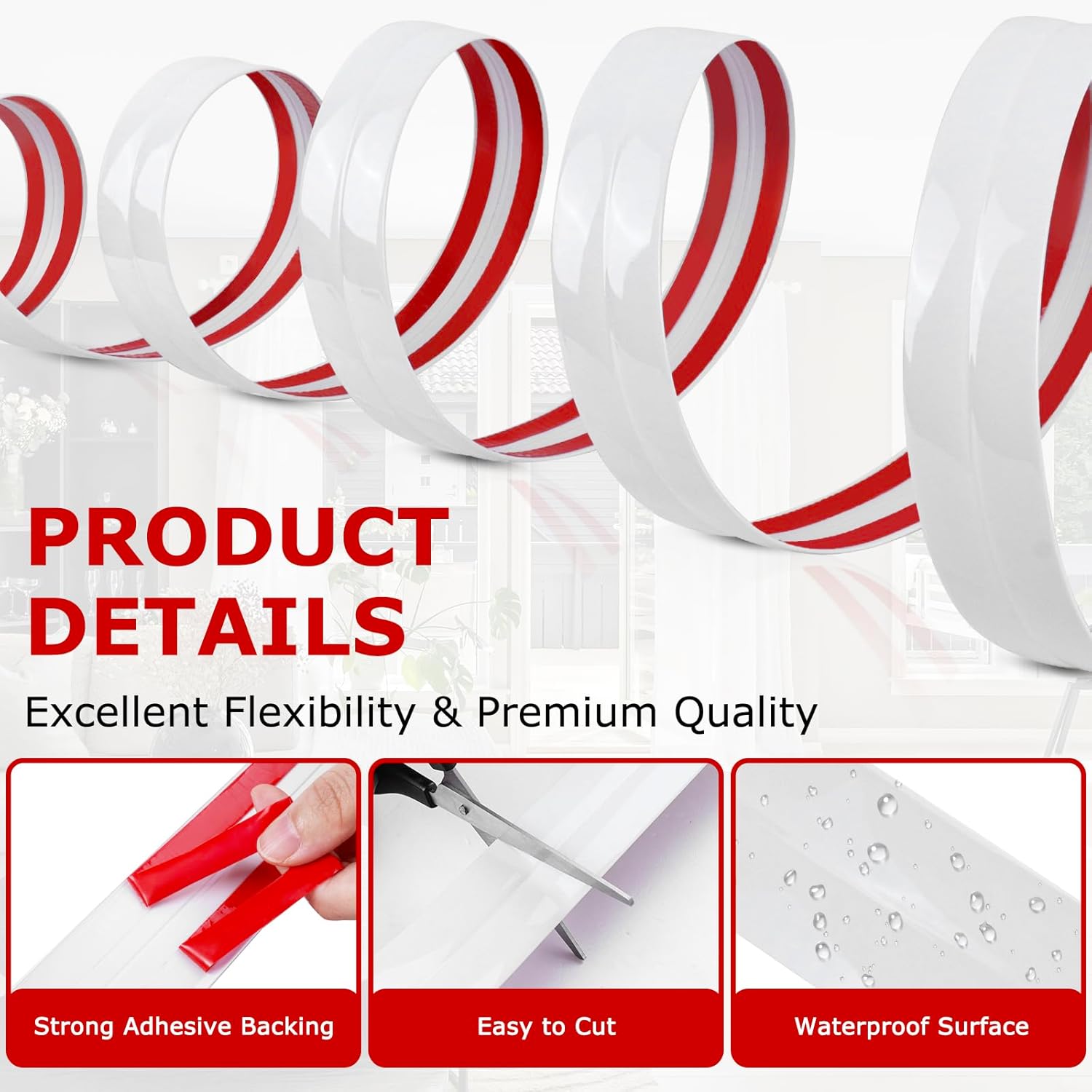1 Buah Pita Dekoratif PVC Pere - Desk Setup Background ulasan dan harga