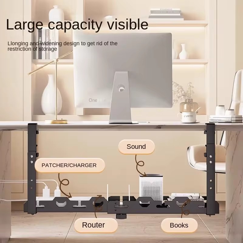 Rak Logam di Bawah Meja untuk  - Desk Setup Requirements ulasan dan harga
