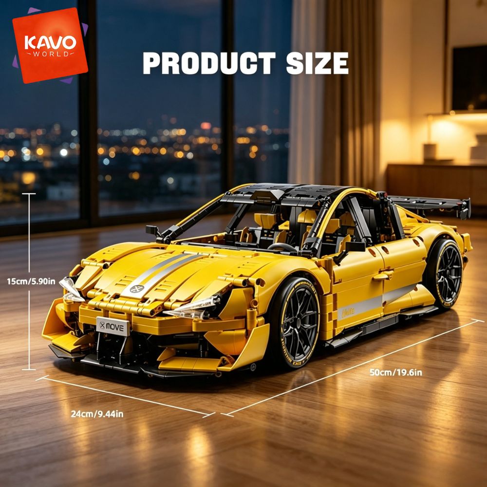 KAVOWORLD 2143pcs Mobil Balap  - Desk Setup Requirements ulasan dan harga