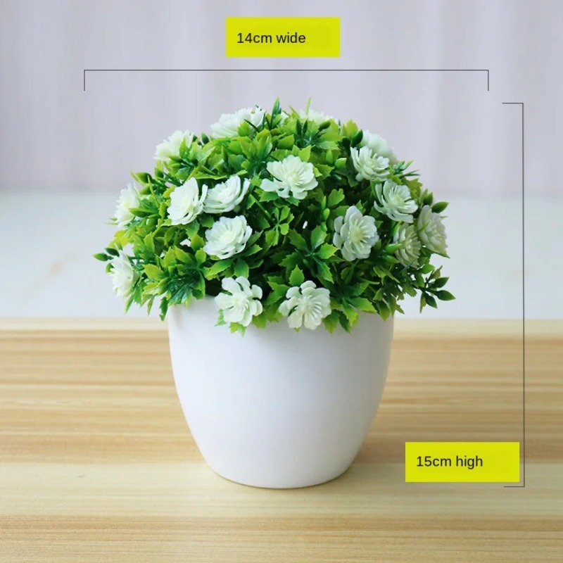 1Pc Buatan Tanaman Bonsai Keci - Desk Setup Plant ulasan dan harga