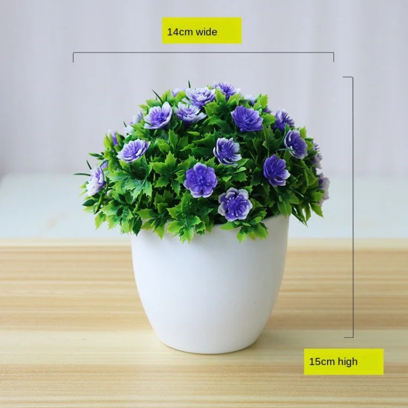 1Pc Buatan Tanaman Bonsai Keci - Desk Setup Plant ulasan dan harga