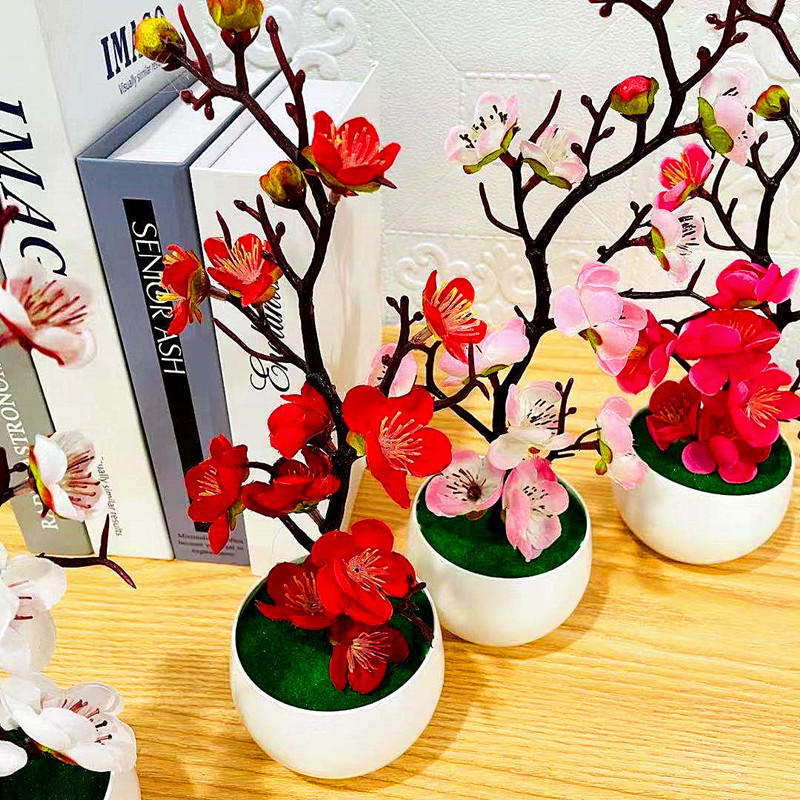 Simulasi Pot Bunga Plum Tanama - Desk Setup Plant ulasan dan harga