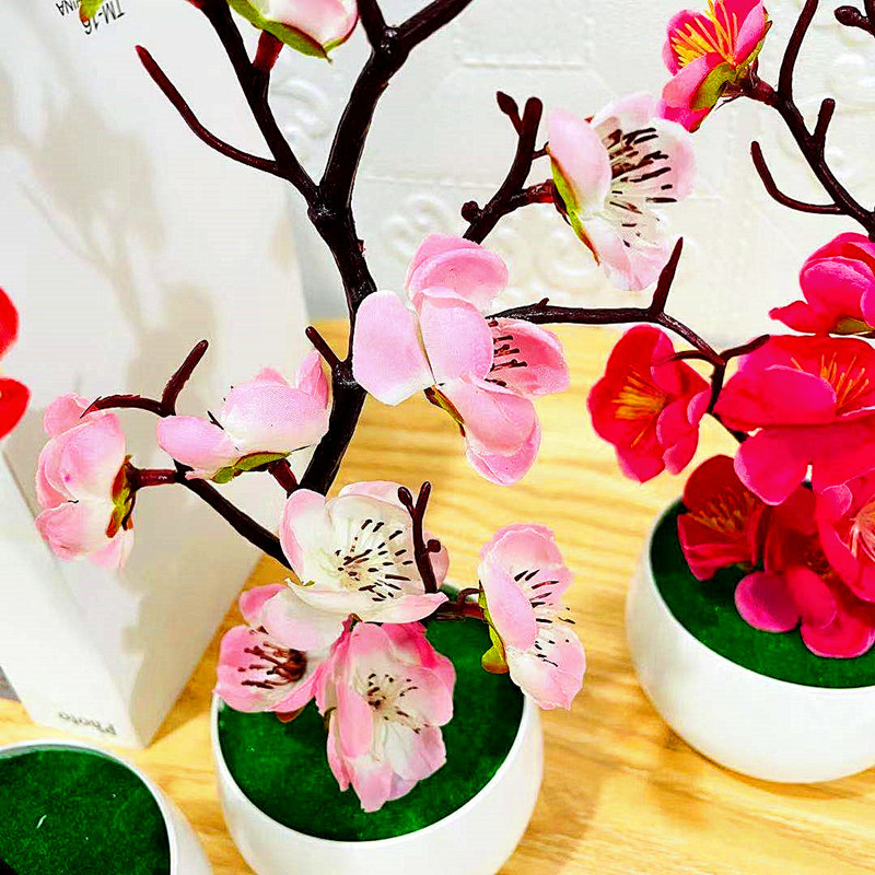 Simulasi Pot Bunga Plum Tanama - Desk Setup Plant ulasan dan harga