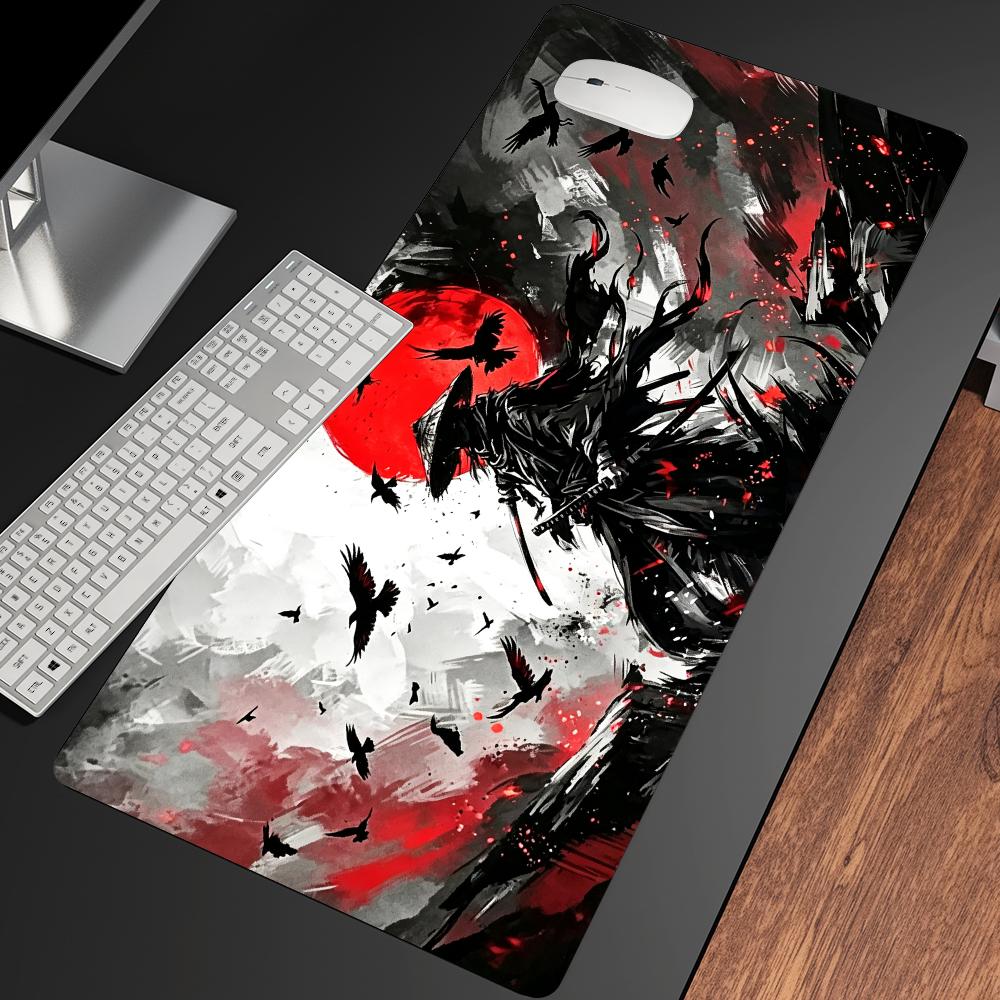 Alas Mouse Samurai Red Moon Cr - Desk Setup Red ulasan dan harga