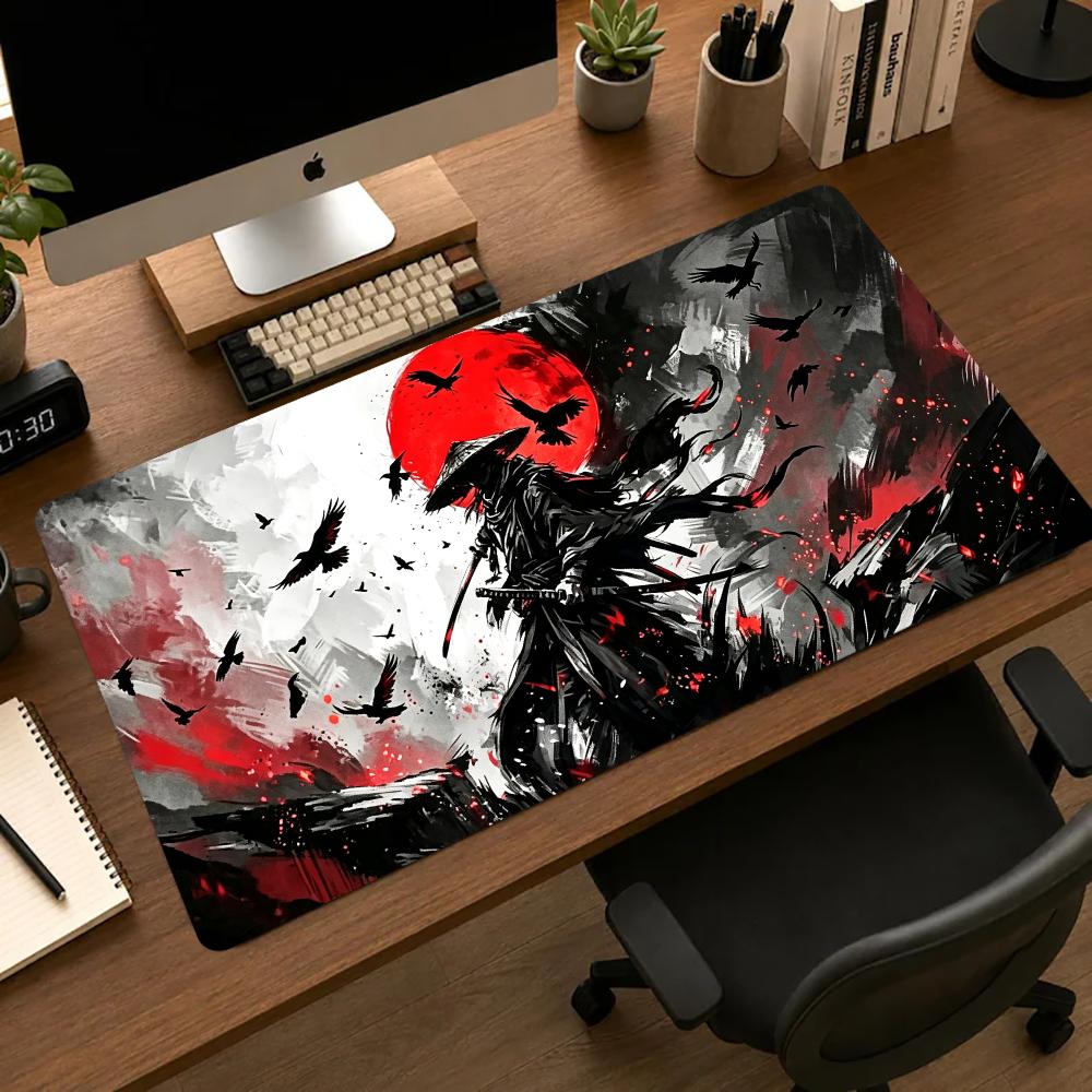 Alas Mouse Samurai Red Moon Cr - Desk Setup Red ulasan dan harga