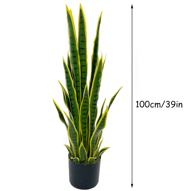Tanaman Sansevieria Buatan 40- - Desk Setup Plant ulasan dan harga