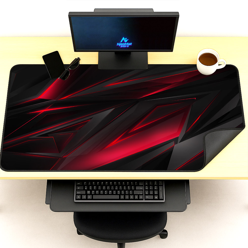 Xxxl Mouse Pad Gamer Setup Dek - Desk Setup Red ulasan dan harga