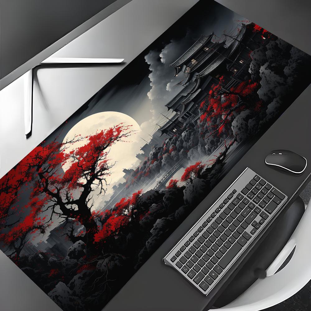 Alas Mouse Besar Pemandangan S - Desk Setup Red ulasan dan harga