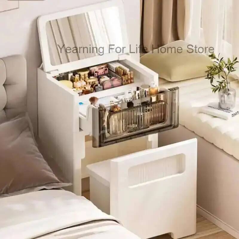 Meja Rias dengan Cermin Vanity - Desk Setup In Small Bedroom ulasan dan harga