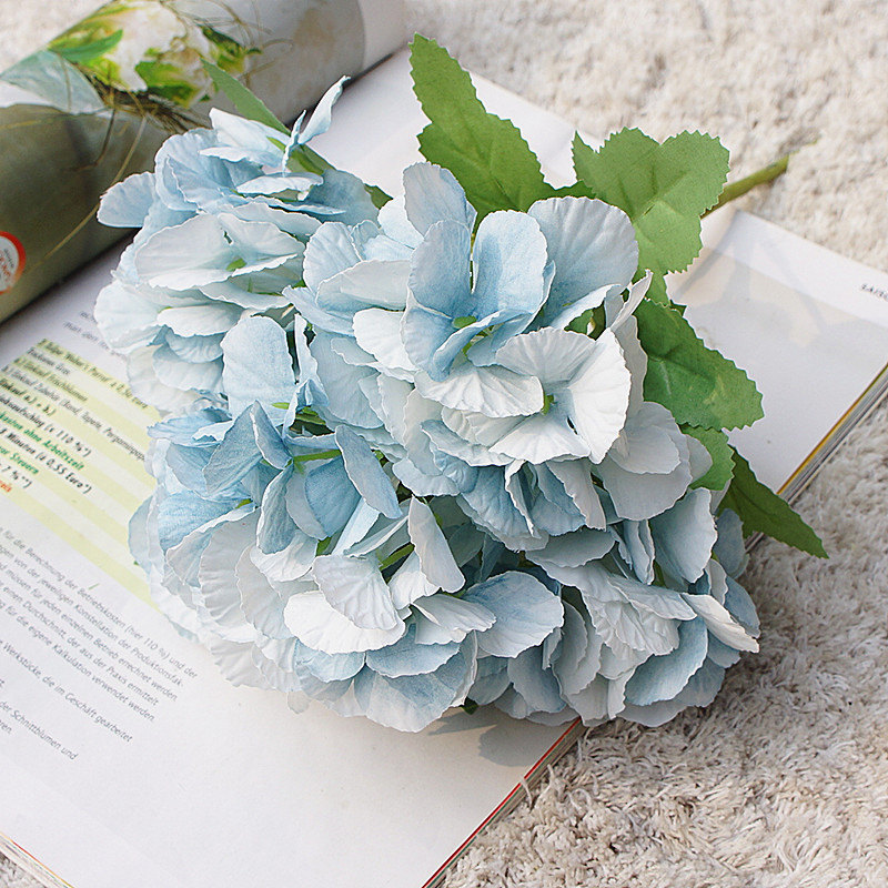 5 kepala bunga Hydrangea buata - Desk Setup Background ulasan dan harga