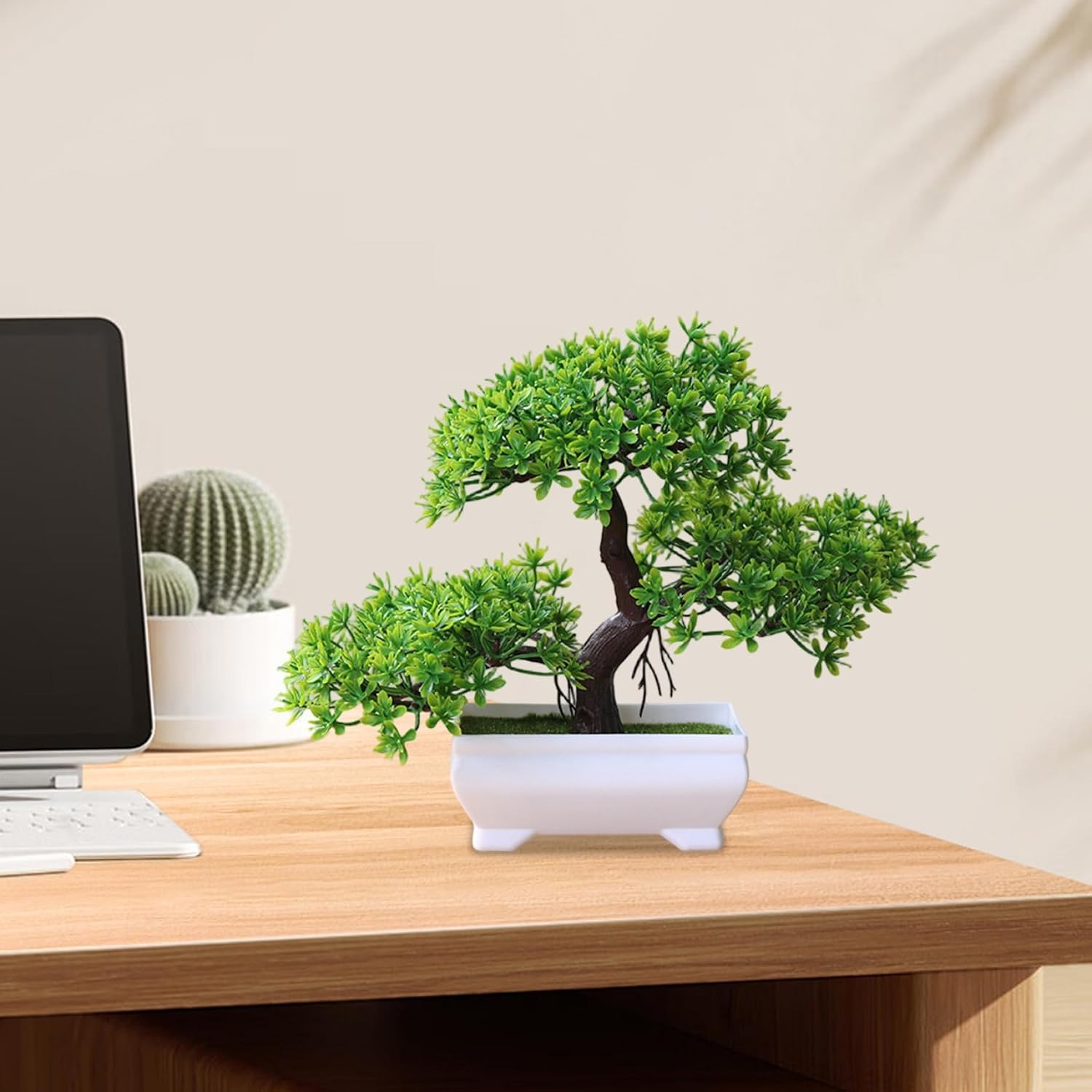 1/2 Buah Pohon Bonsai Buatan S - Desk Setup Plant ulasan dan harga