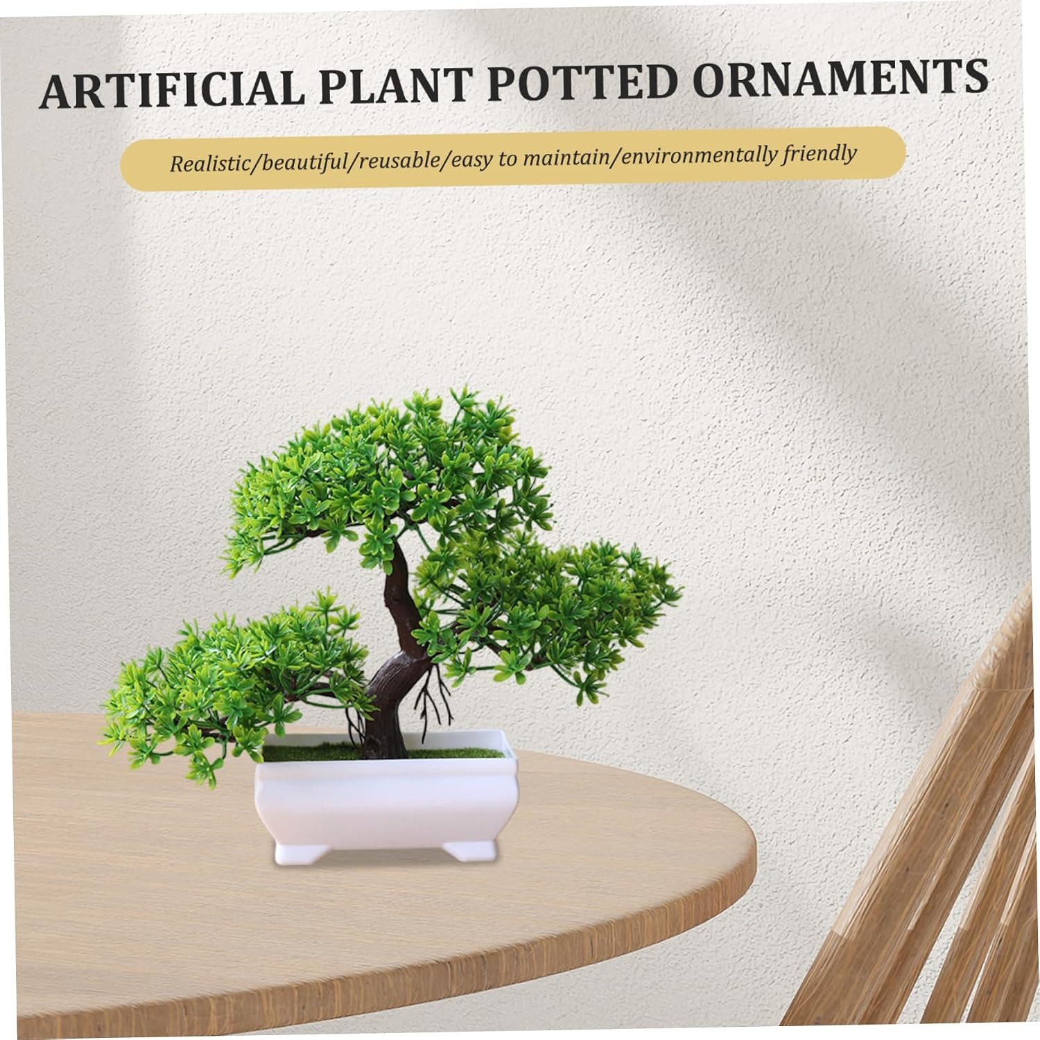 1/2 Buah Pohon Bonsai Buatan S - Desk Setup Plant ulasan dan harga